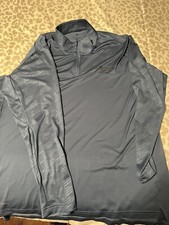 Adidas Classic Men XL Black Pull Over Quarter Zip Performance Golf Adult