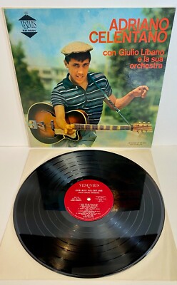 Adriano Celentano CON GIULIO LIBANO E LA SUA ORCHESTRA  ~ Vesuvius 4411/ST ~ NM