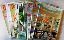 9 DECORATING MAGAZINES FROM THE 2000'S ~ TRADITIONAL HOME ~ RENOVATION STYLE 