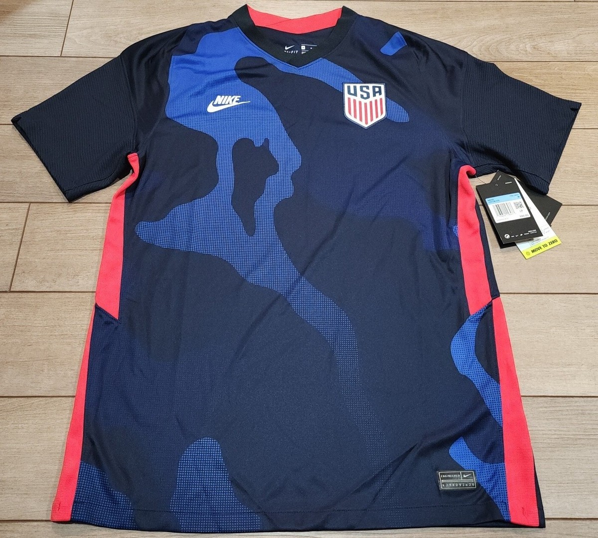 New Nike USA USMNT 2020 Away Soccer Stadium Jersey Med United