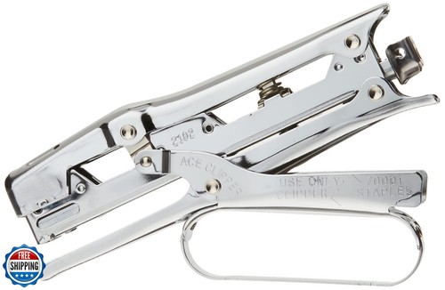 Ace 07020 Cucitrice Tagliaerba Leggera Capacità 210 Graffette Cromata