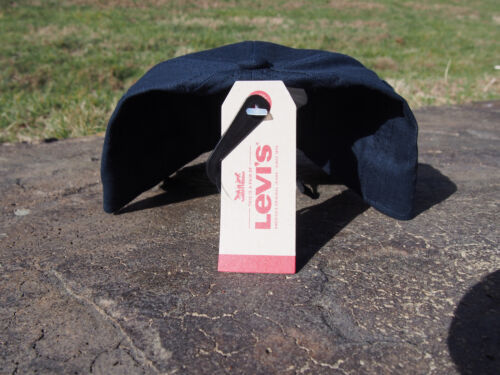 NEW WITH TAGS Levi 's Strauss & Co San Francisco Strapback Hat Blue Vintage Look - Picture 3 of 8