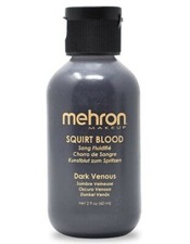 Mehron Squirt Blood - 2 oz - Theatrical Makeup - Dark