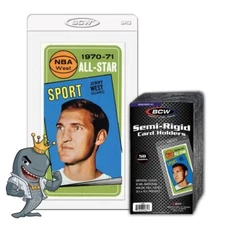 BCW Semi Rigid Tall Card Holder #3 50Ct Pack FREE SHIP