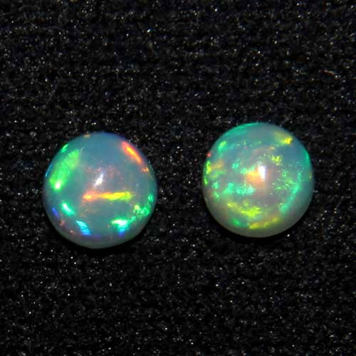 Opale Noire Brute éthiopienne Naturelle 65.5 Carats - Jeu De Feu Spectaculaire, 29x23 Mm, Non Traitée