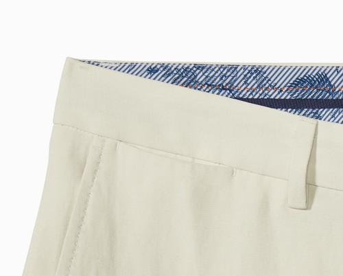 Tommy Bahama ~ Monterey Flat Front Men's Silk & Linen Blended Shorts $100 NWT - Picture 4 of 11