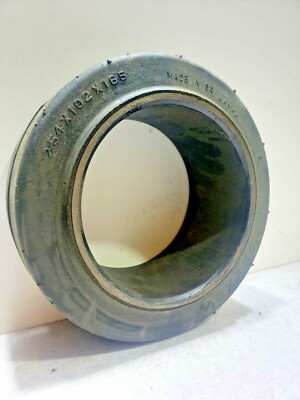 Monarch 10x4x6-1/2 tire Super Solid forklift press-on smooth Forklift tire 