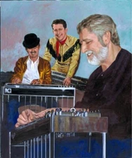 Buddy Emmons Autographed Pedal Steel Guitar Poster