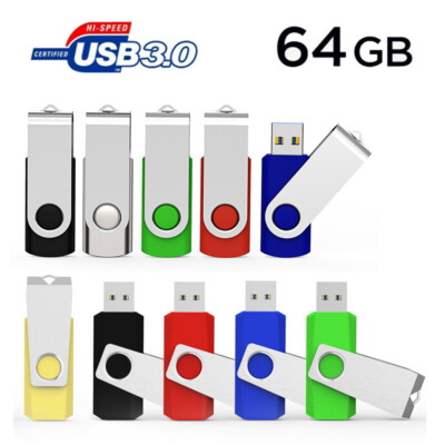 1/3/4/5 Pack 64 GB USB 3.0 Flash Drive Pen Drive Backup Pen PC USB Memory Stick
