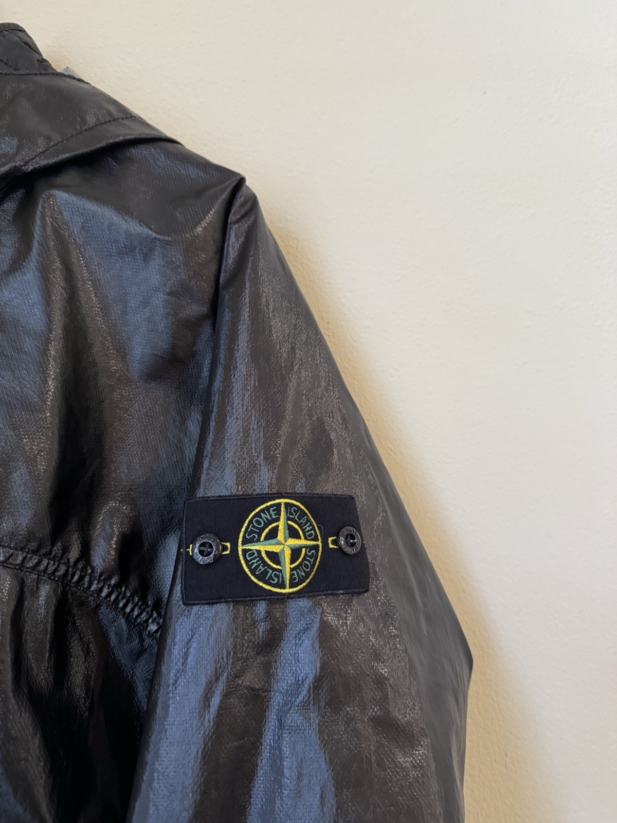 Stone Island Glass Cover-TC Jacket Black Large - product detail image 2