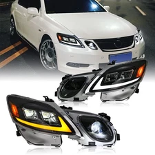 TT-ABC LED Headlights For Lexus GS300/350/430/460/450h 2006-2011 Animation DRL