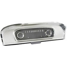 1965-66 Ford Truck Instrument Cluster Bezel And Lens Custom Cab