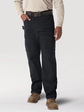 WRANGLER RIGGS WORKWEAR  RIPSTOP RANGER CARGO PANT BLACK 35X30 NWT