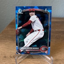 2025 Bowman Draft Sapphire Mason Morris Chrome 1st Prospect #BDC-66 Reds