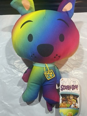 NEW TOY FACTORY Warner Gradient Rainbow SCOOBY-DOO Chibi 7'' Plush Tags
