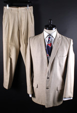 Vintage 1950s Rockabilly Wool 2 Button Mens Suit Size 42