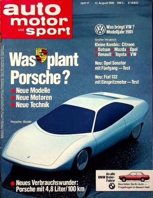 5) Auto Motor Sport AMS 17/1980 - Opel Senator A 3.0 S  - Opel Senator A 3.0 E