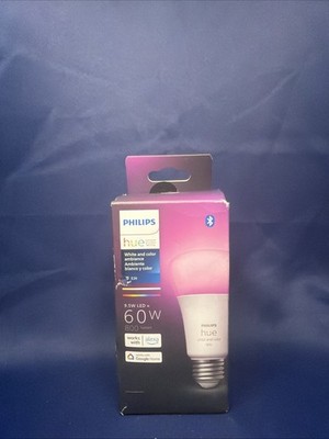 Philips Hue A19 Bluetooth Smart LED Bulb 60W - White and Color Ambiance (548487)