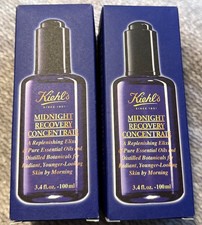 Kiehl's Midnight Recovery Concentrate Face Oil Serum Big Size 100 ml/3.4 oz New