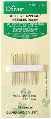 CLOVER Gold Eye Applique, No. 12