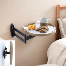 Wall Mounted Folding Table,Bedside Folding Coffee Table,Sofa Stand for Small ...