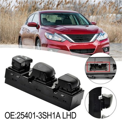 OEM Ersatz Fensterheberschalter Fahrerseite f??r Nissan Fahrzeuge von 13 bis 18