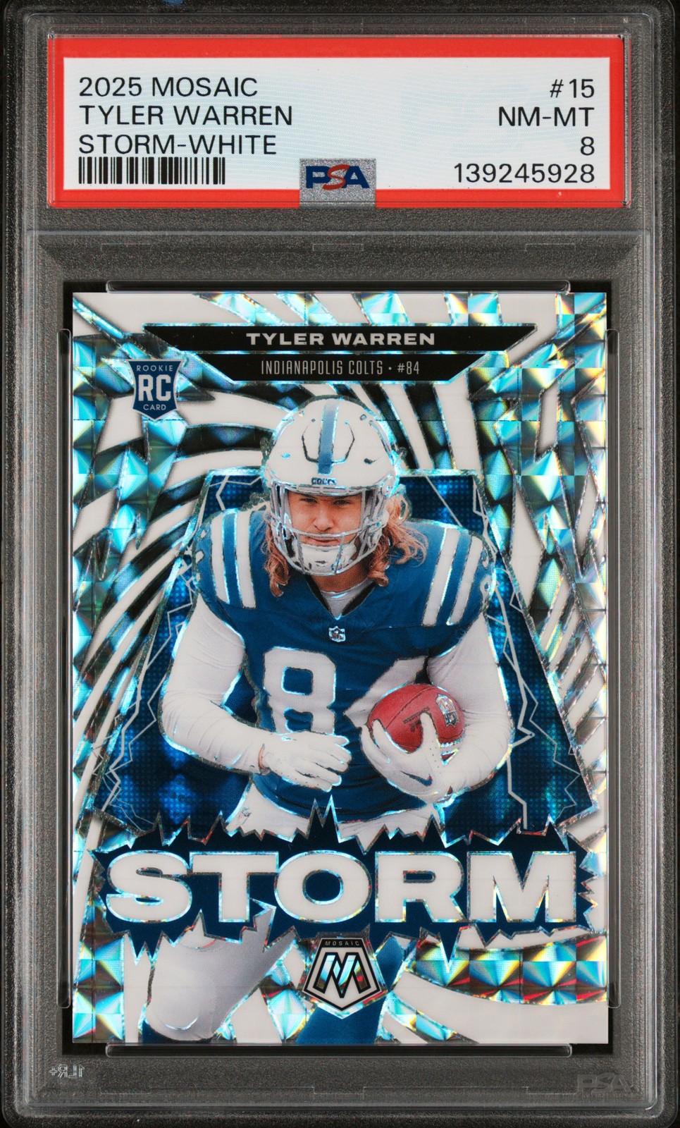 Tyler Warren Panini Mosaic Storm #15 White