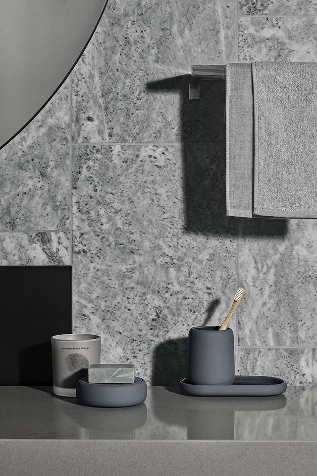 -SONO- Tablett aus Keramik, Magnet, Badezimmertablett in exklusiver Optik, Or... - Bild 2 von 2