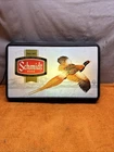 G#2-Vintage Schmidt Beer Brewery Pheasant Wall Lighted Sign Works Very Good NICE