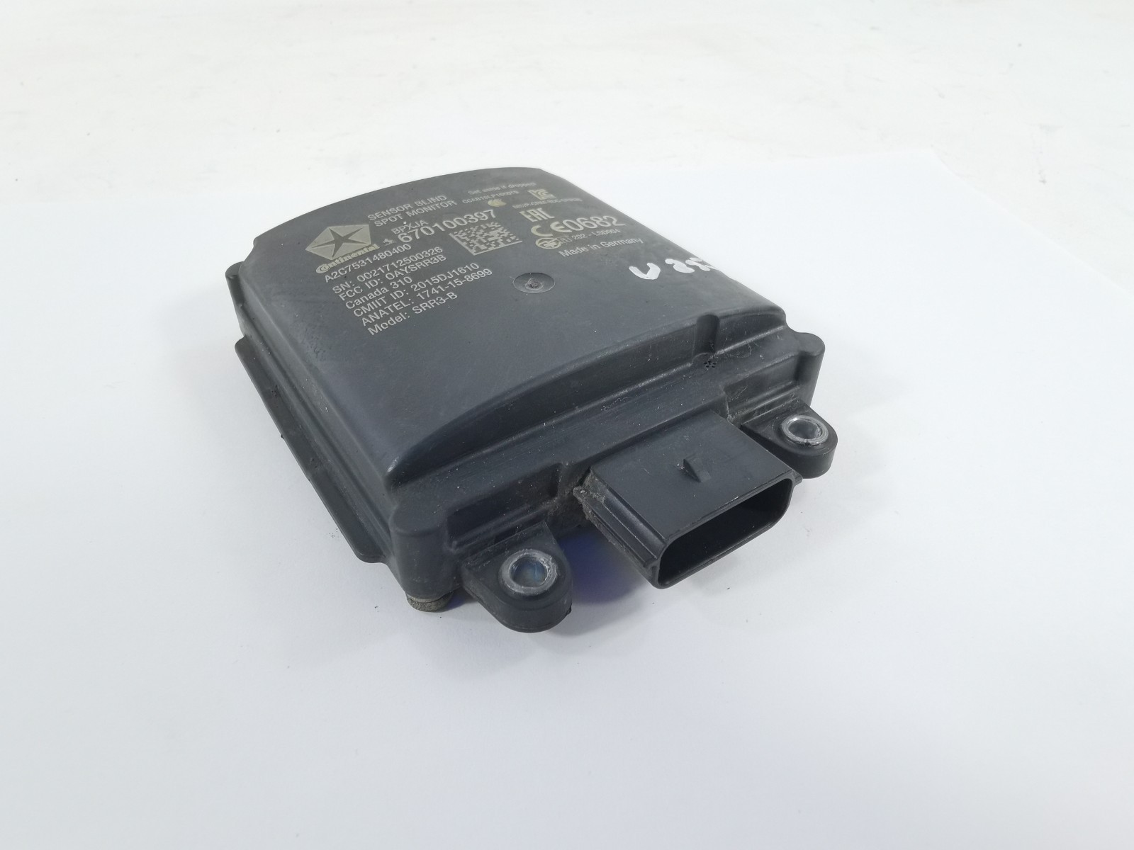 Maserati Levante 2017 AWD AUTO 3.0 L Rear Blind Spot Radar Module Sensor OEM