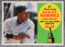 2008 Topps Hanley Ramirez 50th All Star Rookie Team Insert Card #AR15 Marlins. rookie card picture