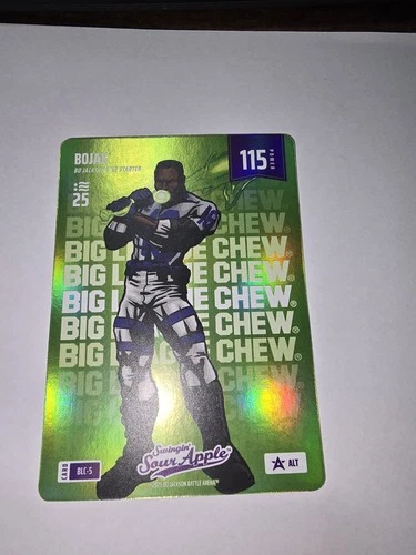 2025 Bo Jackson Battle Arena Bojax Big League Chew Sour Apple Alt #BLC-5