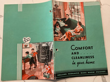 Vtg. Furnace Bklt.- Comfort and Cleanliness in Your Home -Holland Furnace- 1930?
