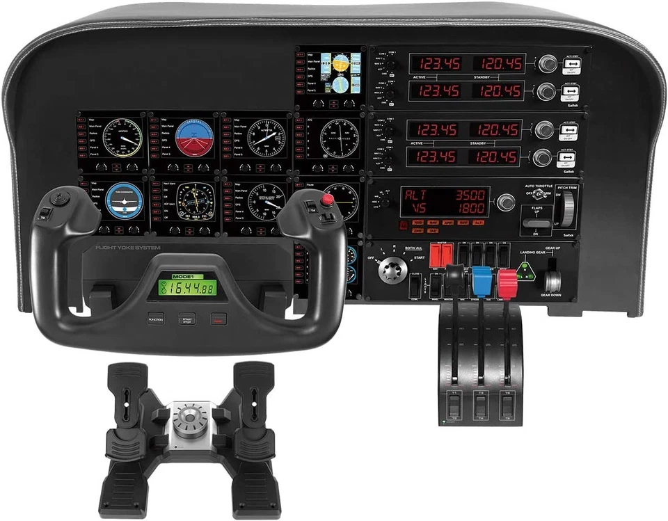 Logitech G Saitek Pro Flight Instrument Panel Flight Simulator Dashboard, 3.5 In - Image 3 of 4