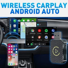 New!! Mini Wireless CarPlay Adapter for Apple Plug&Play Low Latency Converts