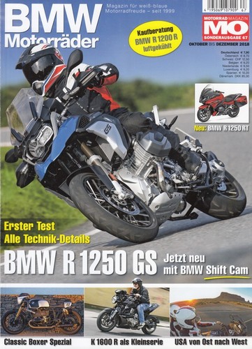 MO BMW Motorräder Nr. 67 + Test R 1250 GS + R 1200 R gebraucht