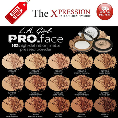 L.A. Girl Pro Matte Pressed Face Powder HD Foundation All Shades Next Day UK