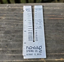 Stainless Steel Wire gauge NO-SAG Spring Products Corp Detroit Michigan