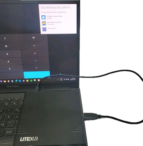 🔌 Lite-On eBAU108-11 Ultra Slim USB External DVD/CD Rewriter – M-DISC Support - Bild 5 von 13