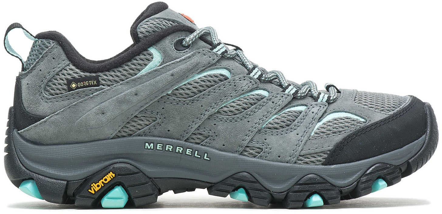 Scarpe da passeggio Merrell Moab 3 GORE TEX da donna grigie impermeabili GTX fuoristrada escursionismo