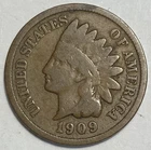 1909 Indian Head Cent Penny (env511)