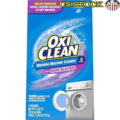 Washing Machine Cleaner Odor Eliminator All Washers 4 Count Septic Safe New