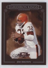 2007 Donruss Threads Pro Gridiron Kings Red Framed 15/100 Jim Brown HOF 06ic