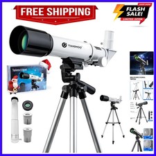 Telescope for Kids 50mm Aperture 360mm AZ Astronomical Portable Telescope for...
