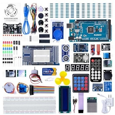 Mega 2560 R3 Arduino Compatible Starter Kit 200+ Components 35+ Projects