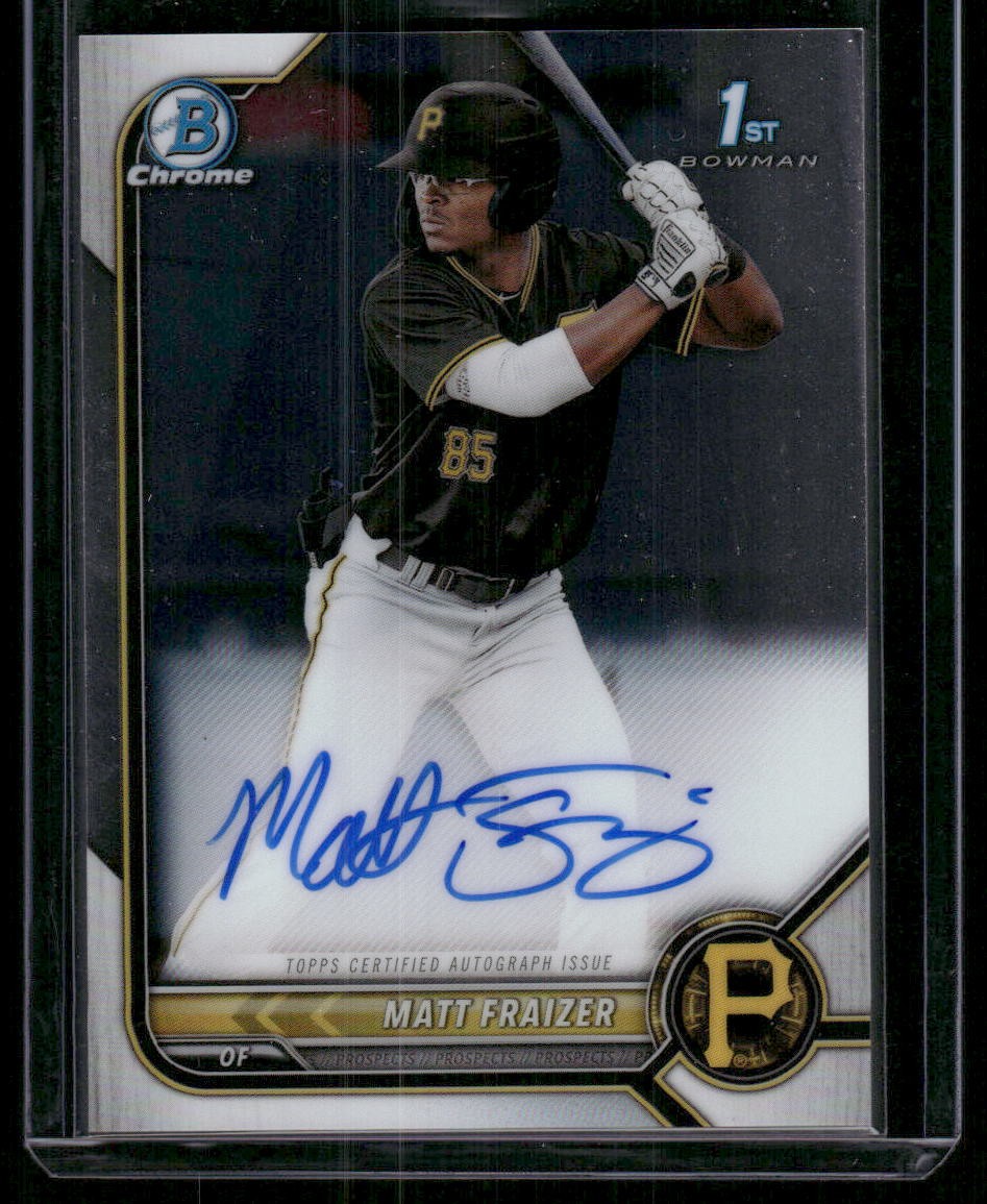 #CPA-MF Matt Fraizer 2022 Bowman Chrome Prospects Autographs NMT-MT