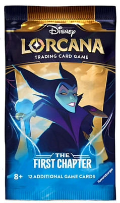 Disney Lorcana The First Chapter Booster Pack Cards 12-Cards NEW, Sealed!