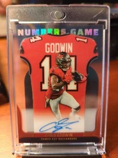 2022 Panini Contenders #NG-CGO Chris Godwin Numbers Game Auto