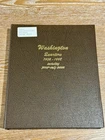 Washington Quarter Set 1932-1998 With Proofs 186 Coins In Dansco Album