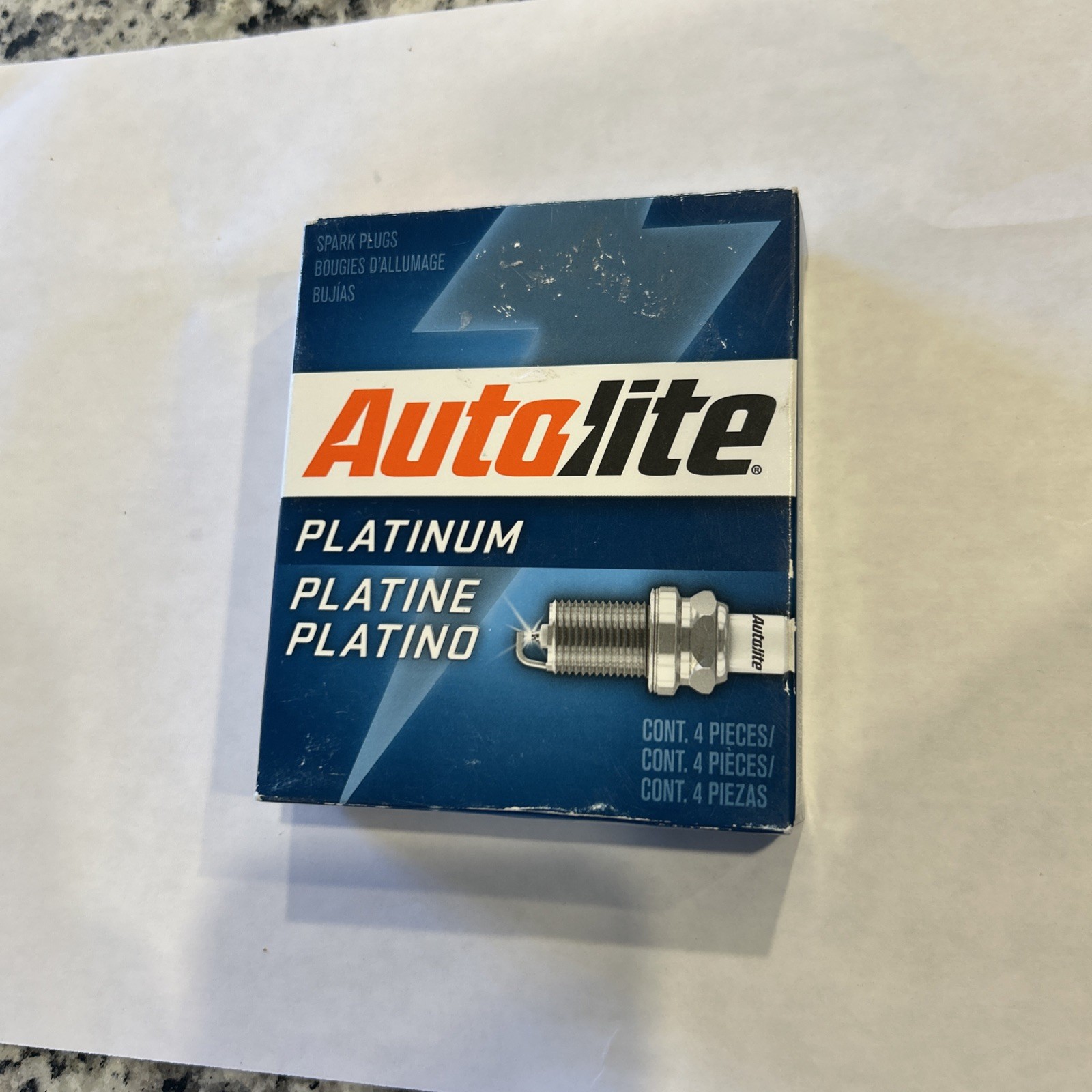 Autolite Platinum AP103 Spark Plugs Pack of 4 New Free Shipping